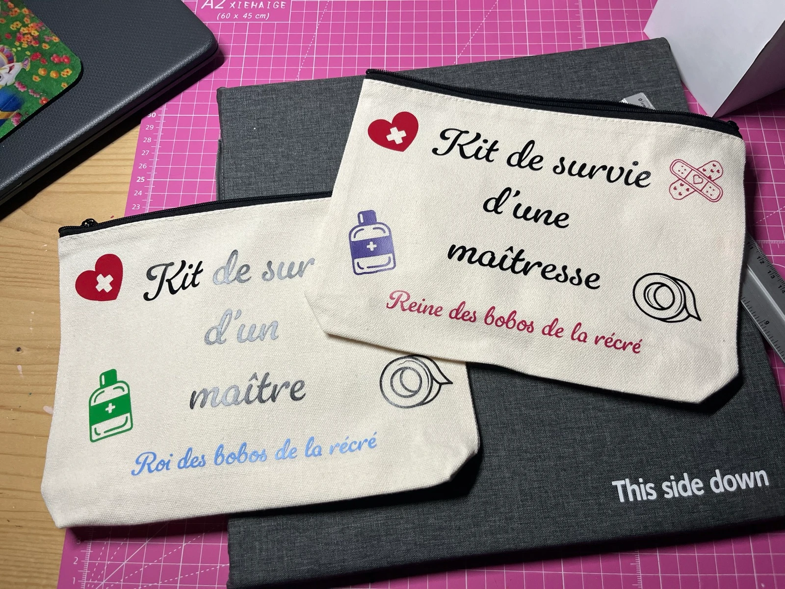 Trousse personnalisée maîtresse/maître